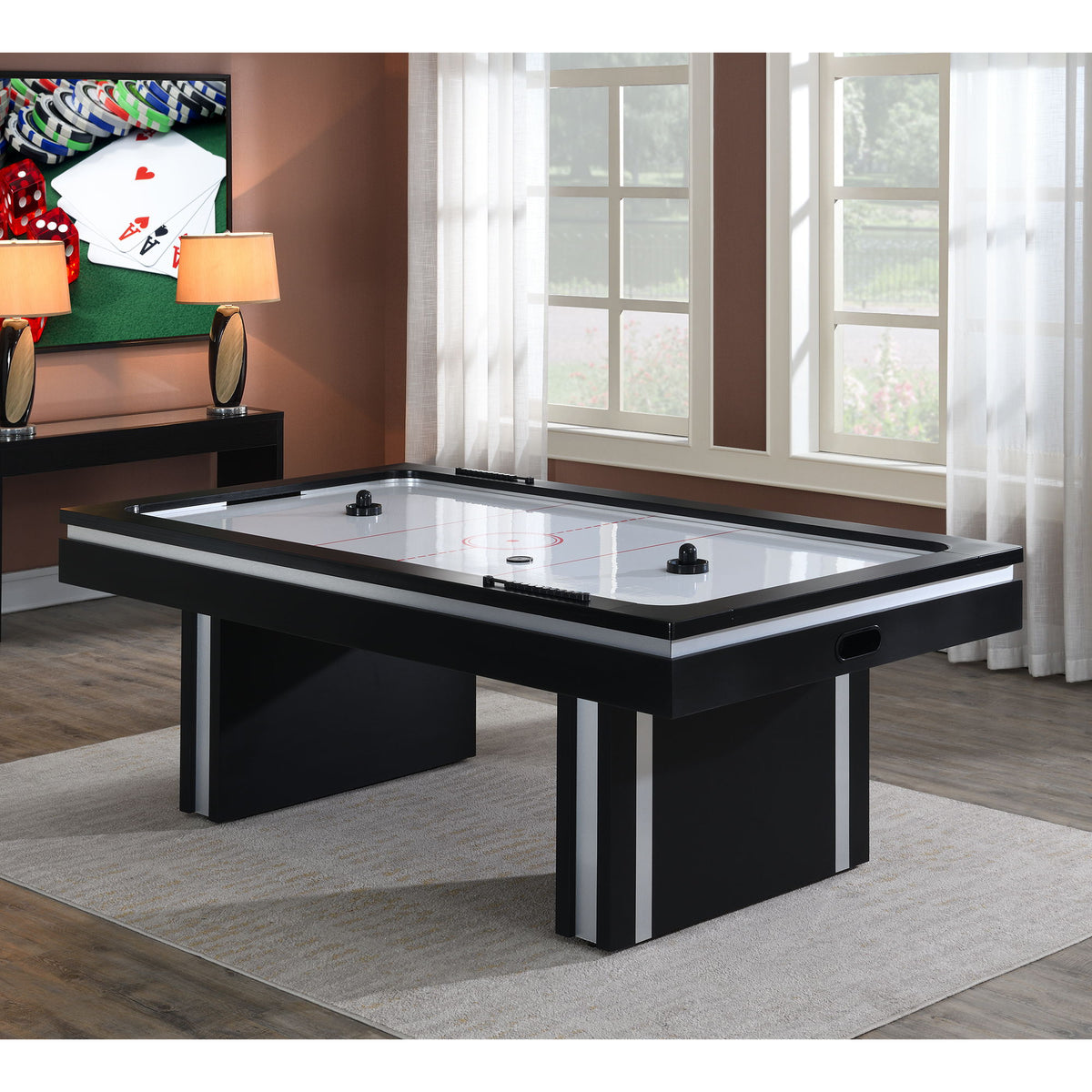 Cloud Air Hockey Table (Ssg-102506) in Black by Elements International, view 8