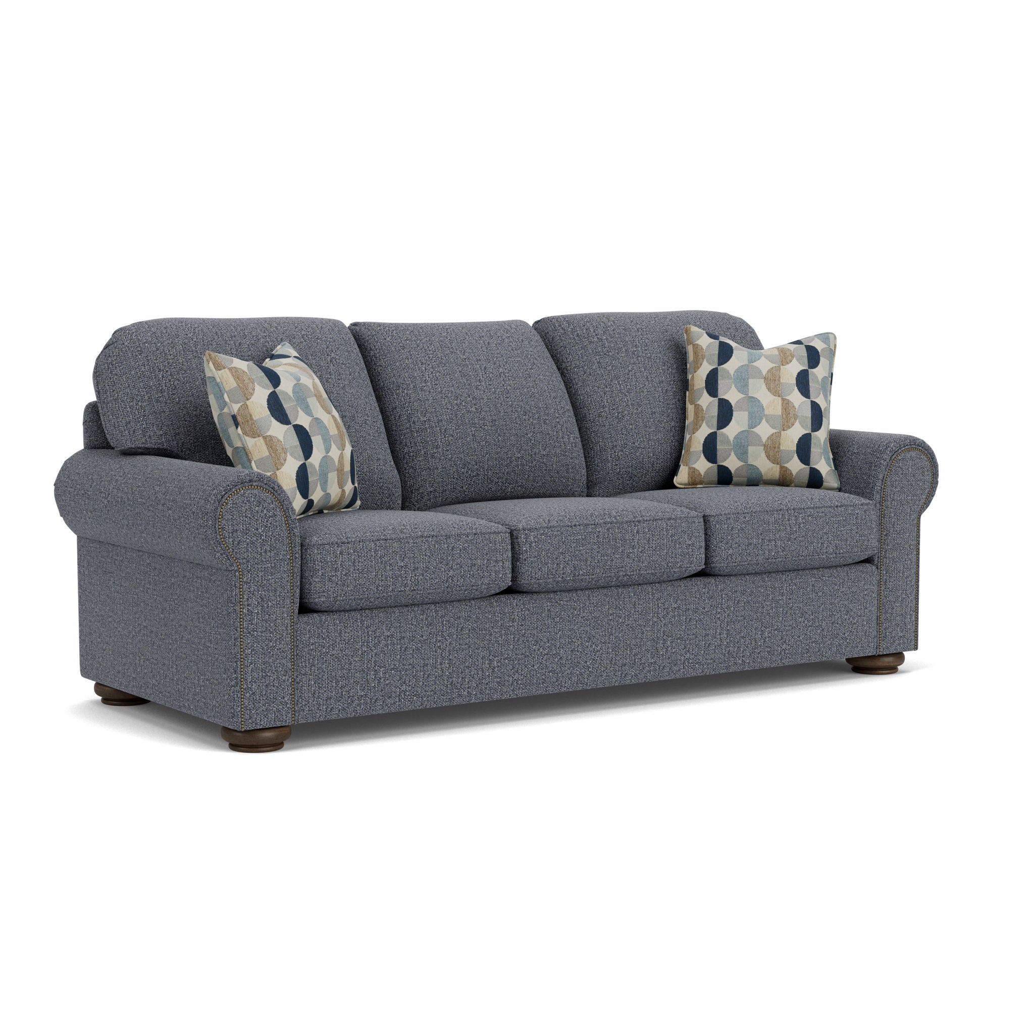 Preston - Fabric Sleeper With Nailhead Trim