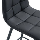 Bar Chair Set Comfortable With Metal Legs And Ergonomic Design
