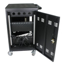 Mobile Charging Cart And Cabinet For Tablets Laptops 30 Device With Combination Lock