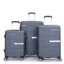 Hardshell Suitcase Double Spinner Wheels Luggage Sets, Lightweight With Tsa Lock, 3 Piece Set