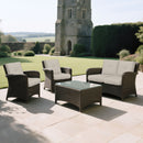 High Back Patio Chair Cushions For Garden (Set of 2)