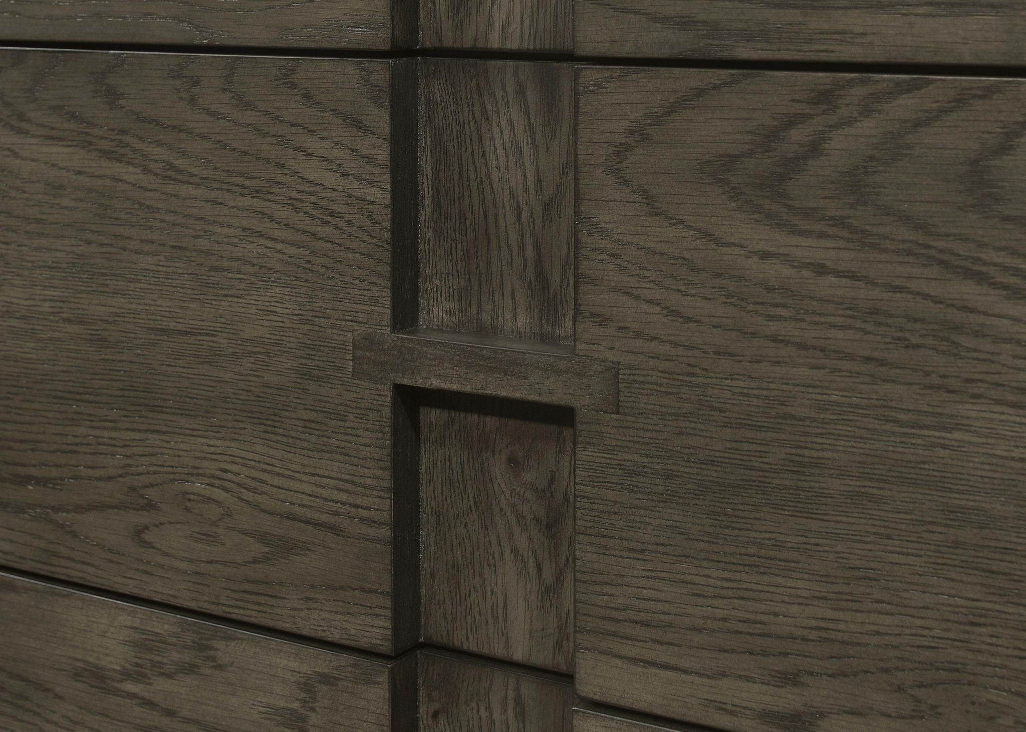 Kelly 3-drawer Storage Dining Sideboard Buffet Dark Grey