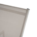 Hargrove - Outdoor Patio Aluminun Chaise Lounge, Outdoor Mesh Seat - Natural / Silver