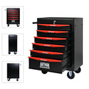 Rolling Metal Tool Chest With Drawers, Steel Storage Cabinet With Ball Bearing Slides