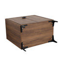 Modern Bathroom Vanity With Top Sink, Engineered Wood Storage Cabinet