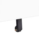 Contemporary Black 3 Drawer Mobile Filing Cabinet With Lock, Metal Office Storage For Legal / Letter Size