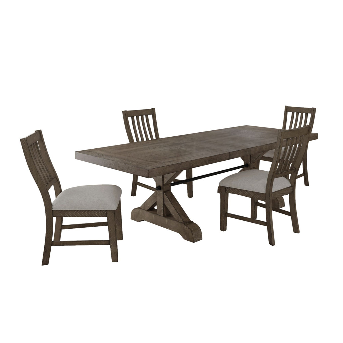 Yellowstone Standard Height Dining Set in Gray by Elements International