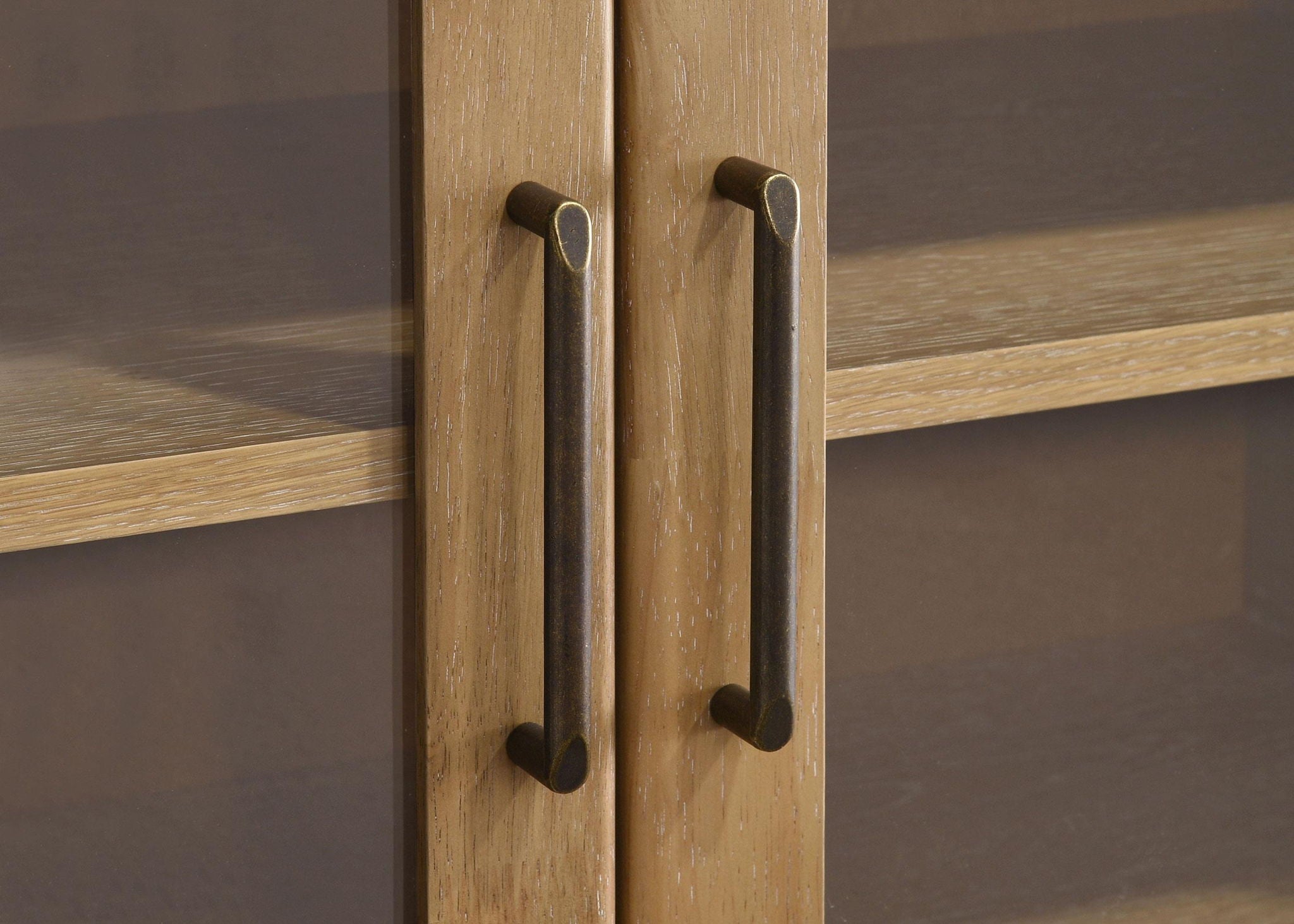 Brenham 79-inch 4-door TV Stand Media Console Washed Oak