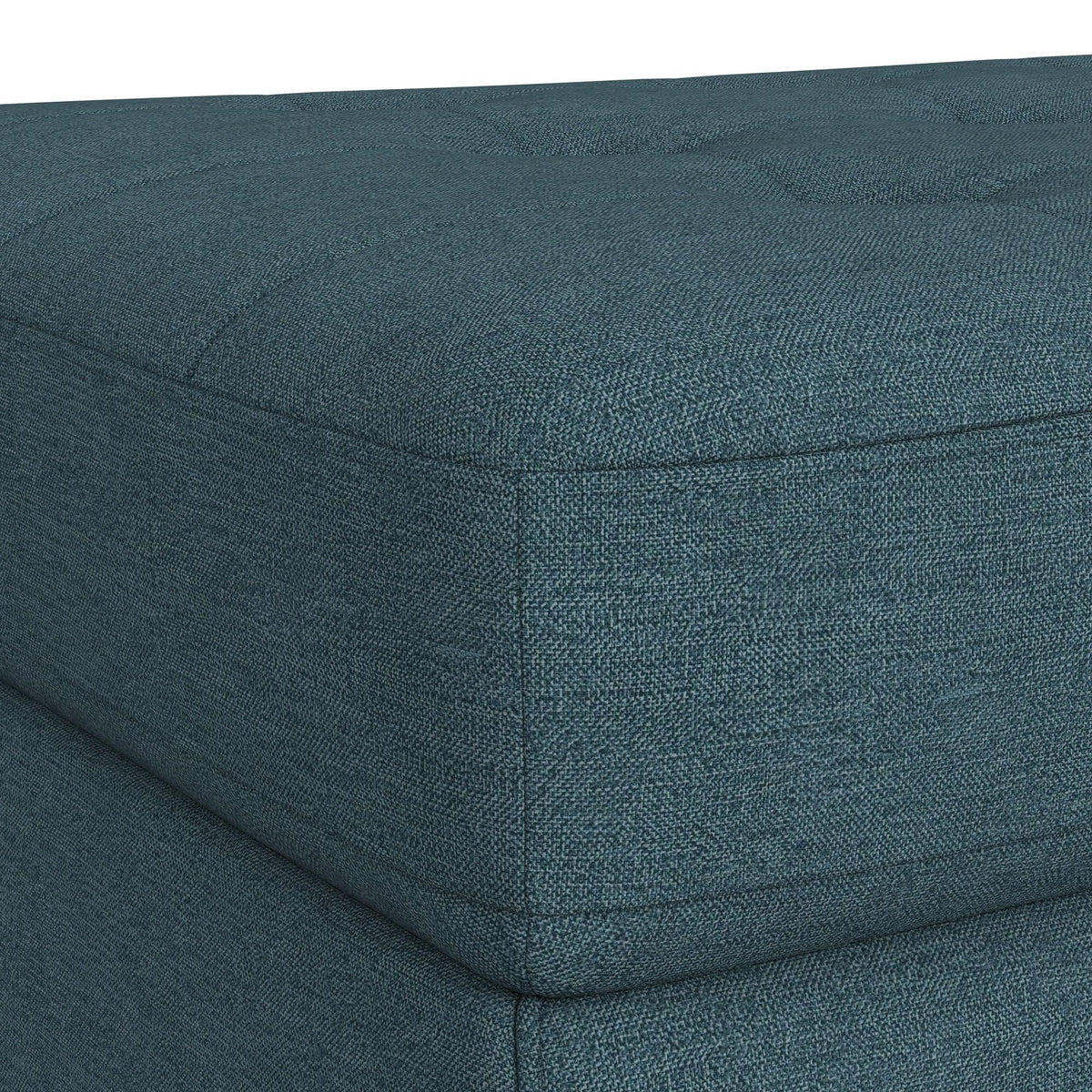 Options One Storage Ottoman in Blue by Elements International, view 15