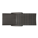 Salem - Contemporary Wicker Chaise Lounge With Arm, Weather Resistant