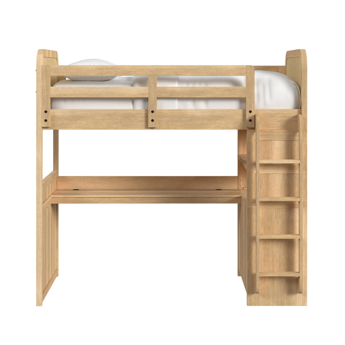 Ridgemont Loft Complete Bunk Bed in Black by Elements International, view 19