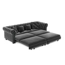 3 In 1 Pull Out Convertible Sleeper Sofa Bed