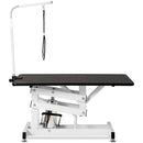 Hydraulic Dog Pet Grooming Table Heavy Duty Big Size Z-Lift Pet Grooming Table - Black / White