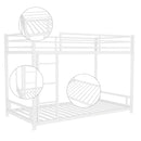 Bunk Bed With Noise Reduction And Safety Guardrail