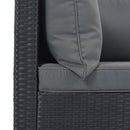 8 Pieces Outdoor Patio Furniture Conversation Wicker Sofa Set