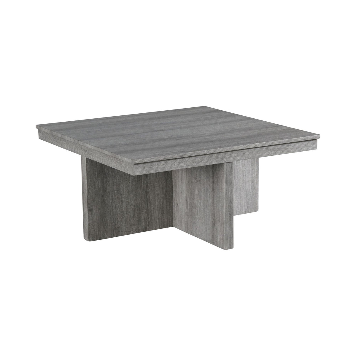 Uster 2 Piece Occasional Set (Coffee Table And End Table) in Light Gray by Elements International, view 15