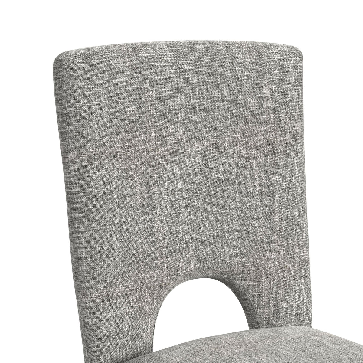Oregon Fabric Counter Side Chair (Set of 2) in Gray / Black by Elements International, view 9