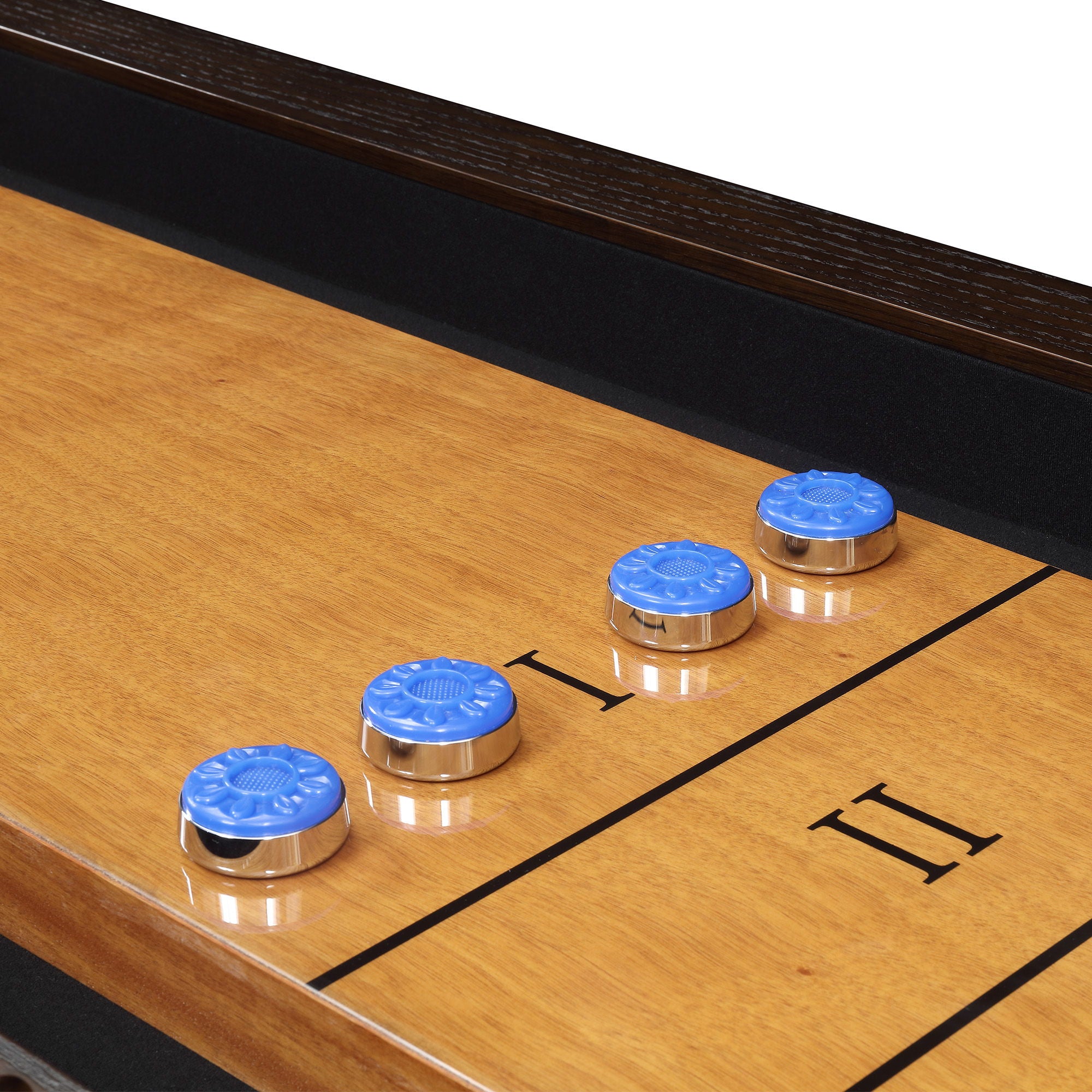 Titus 108" Shuffleboard Table in Brown by Elements International, view 12