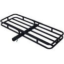Heavy Duty Steel Hitch Mount Cargo Carrier Rack For SUV, Truck, Car With 2" Receiver - Black