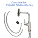 Drop-In Kitchen Sink With Pull-Out Faucet And Soap Dispenser