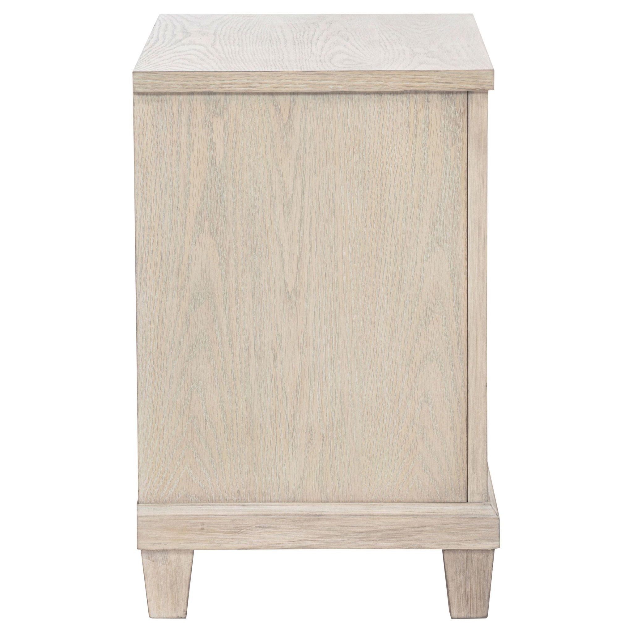 Pembroke 2-drawer Nightstand Bedside Table Washed Oak