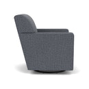Nora - Swivel Chair - Dark Gray - Atlantic Fine Furniture Inc