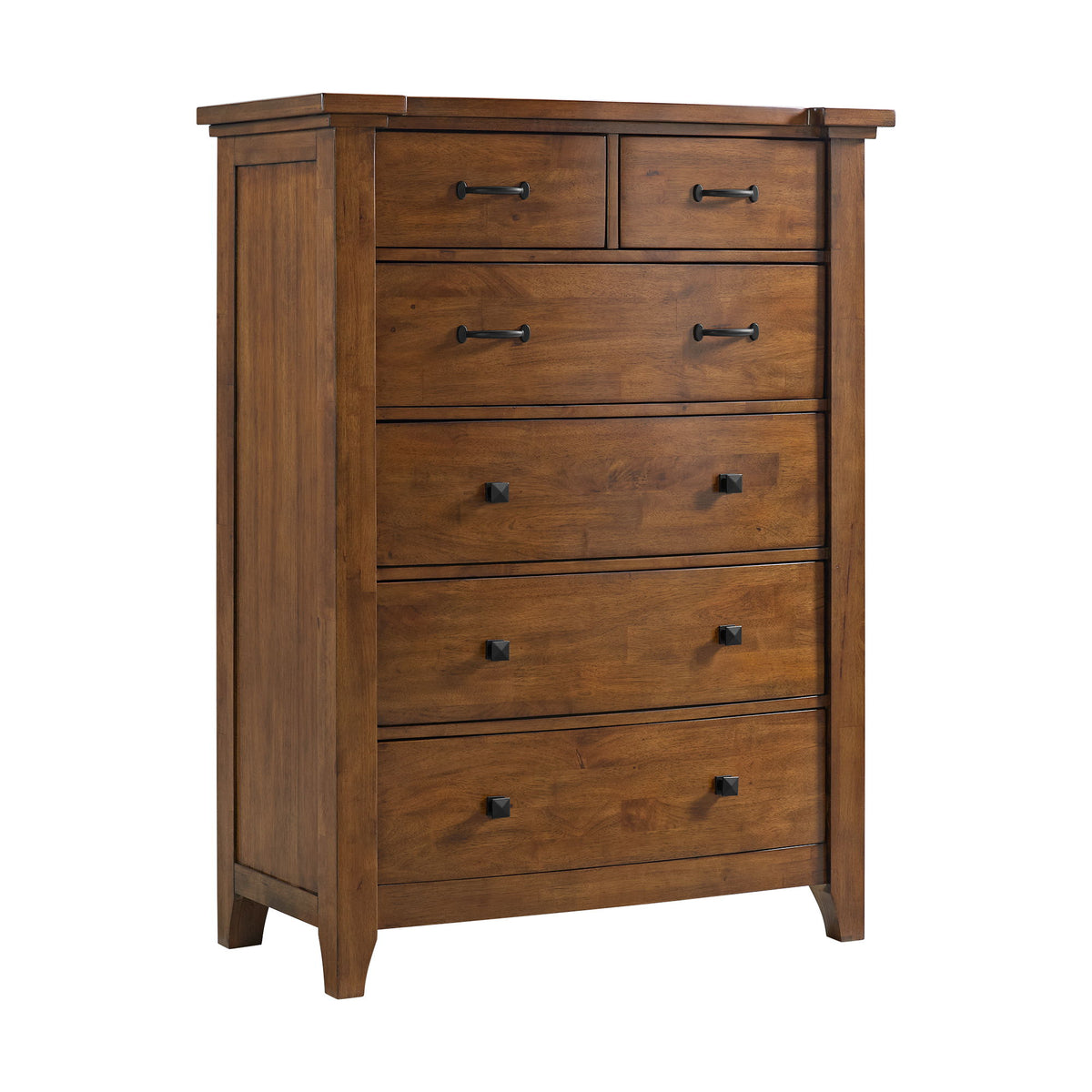 Gage Sleigh Storage Bedroom Set in Light Brown by Elements International, view 15