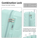 3 Pieces Set 20" / 24" / 28" Spinner Wheel Luggage With Combination Lock