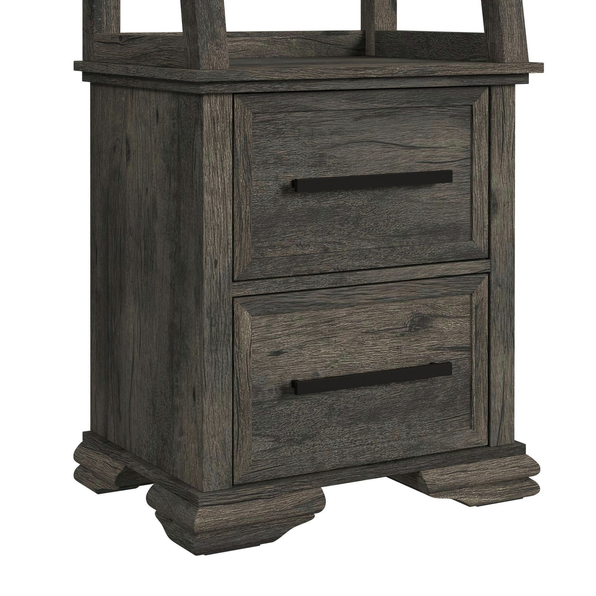 Park Ridge Entertainment Unit in Dark Gray by Elements International, view 23