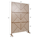 Freestanding Outdoor & Indoor Freestanding Metal Privacy Screen