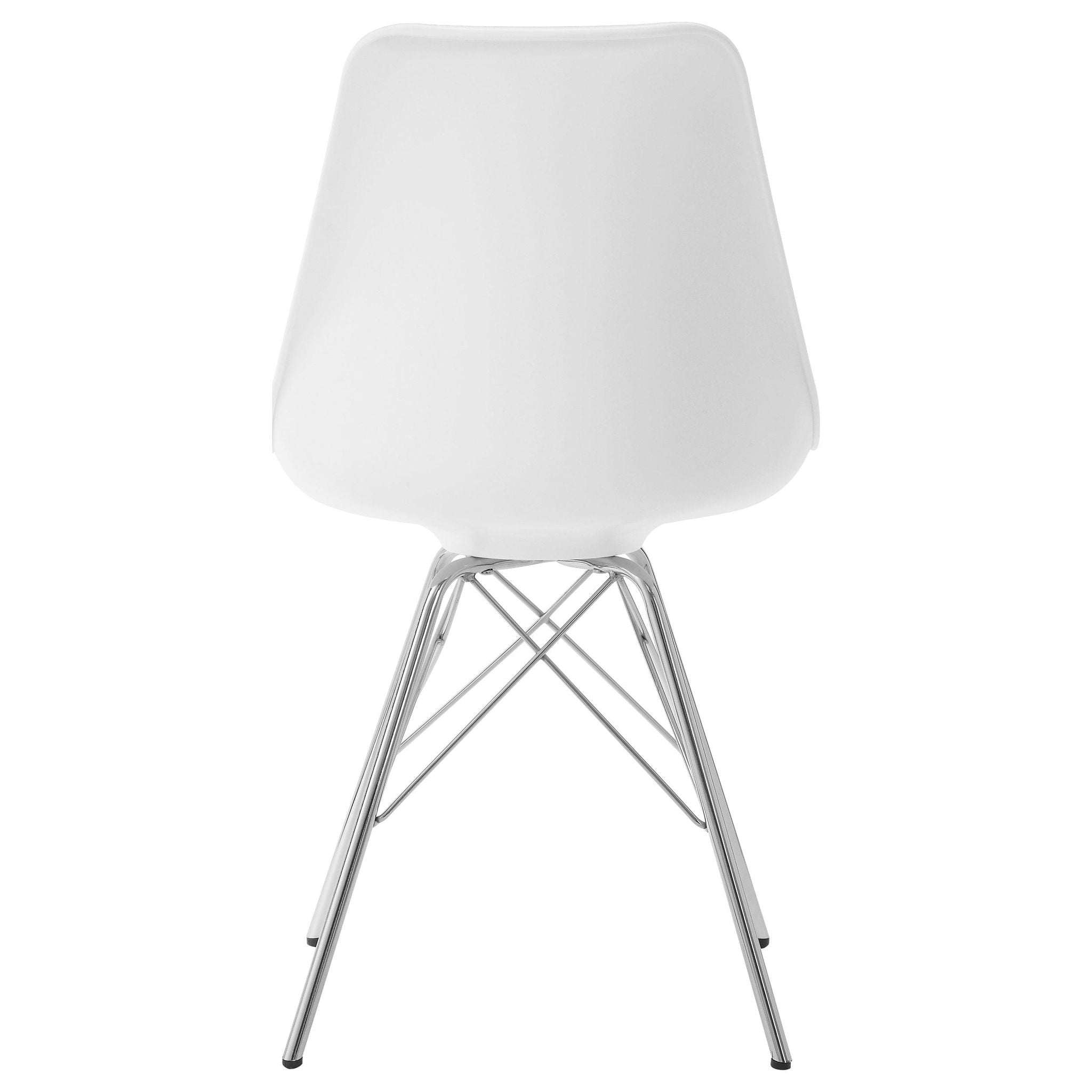 Juniper Polypropylene Dining Side Chair White (Set of 2) - Atlantic Fine Furniture Melbourne FL