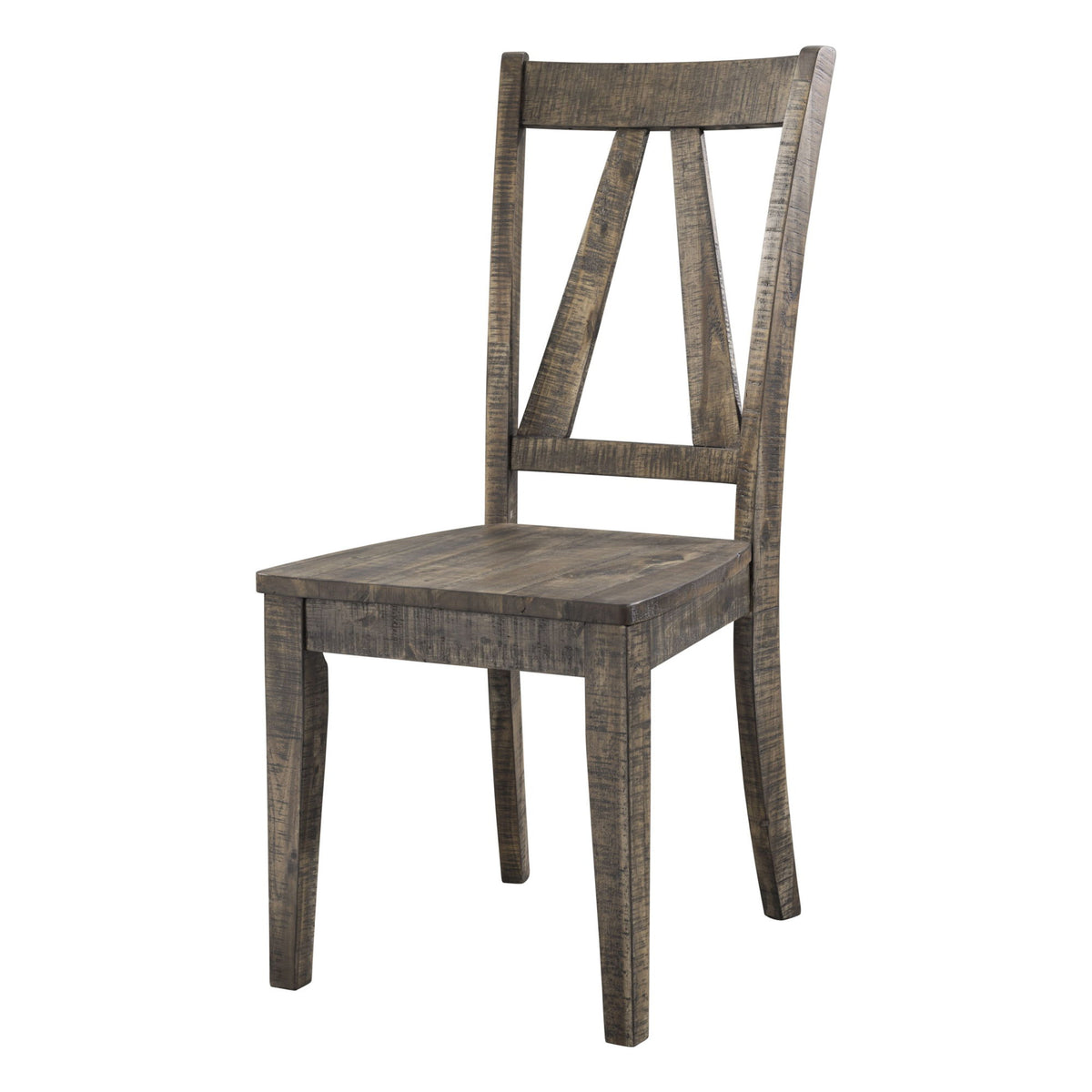 Finn Wooden Side Chair (Set of 2) in Chocolate by Elements International, view 6