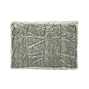 Luxury Throw Blanket With Streaks - Gray