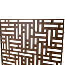 Decorative Freestanding Metal Privacy Screen For Indoor & Outdoor Use