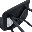 Bar Chair Set Comfortable With Metal Legs And Ergonomic Design