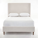 Harper - Tall Headboard Upholstered Bed / High Headboard / Elegant Simplicity / No Box Spring Needed