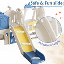 Toddler Slide Kids Playground With Basketball Hoop And Swing