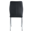 Luxury Simple High Resilience Dining Chair With Metal Legs