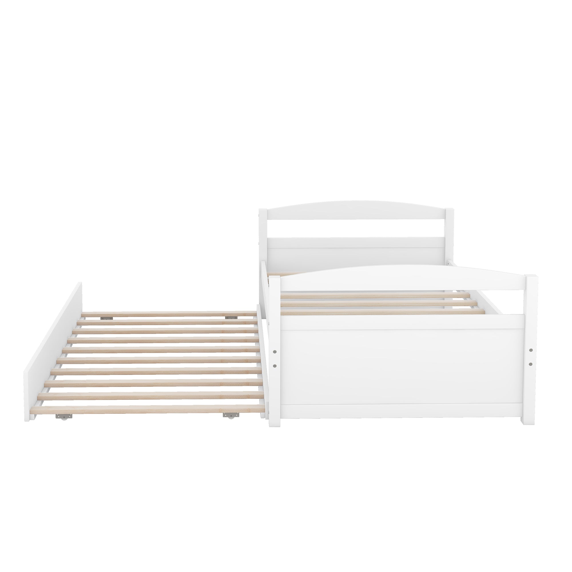 Twin Size Daybed with Trundle, White - Atlantic Fine Furniture Melbourne FL