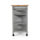 Contemporary Design Kitchen Cart With Wheels