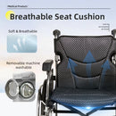 Premium Lightweight Foldable Transport Wheelchair For Adults