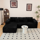 Modern Cloud Sectional Sofa With L-Shape Chaise