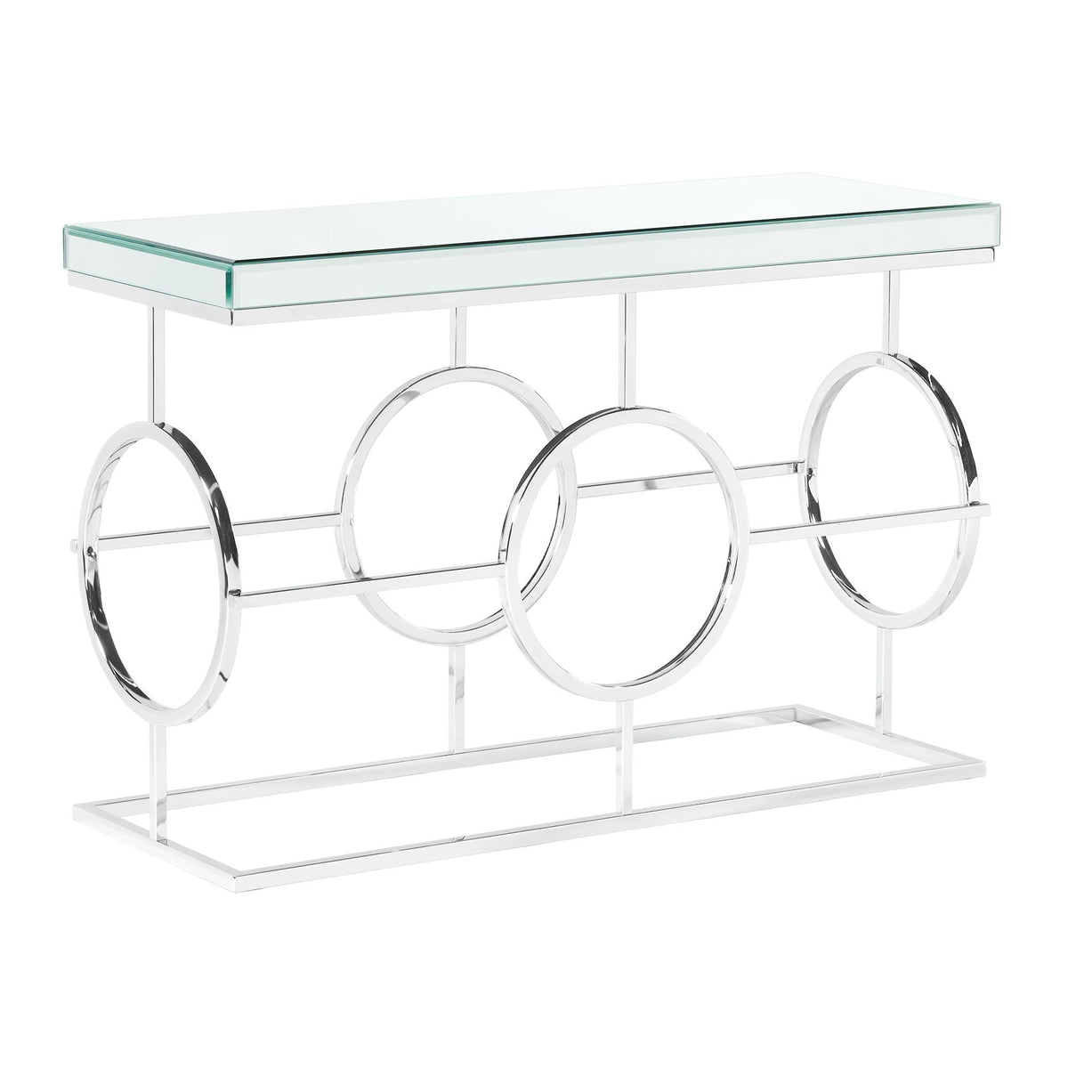 Pearl Occasional Table Set in Silver by Elements International, view 12