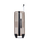 3 Piece Luggage Sets Lightweight Suitcase With Two Hooks, Spinner Wheels,