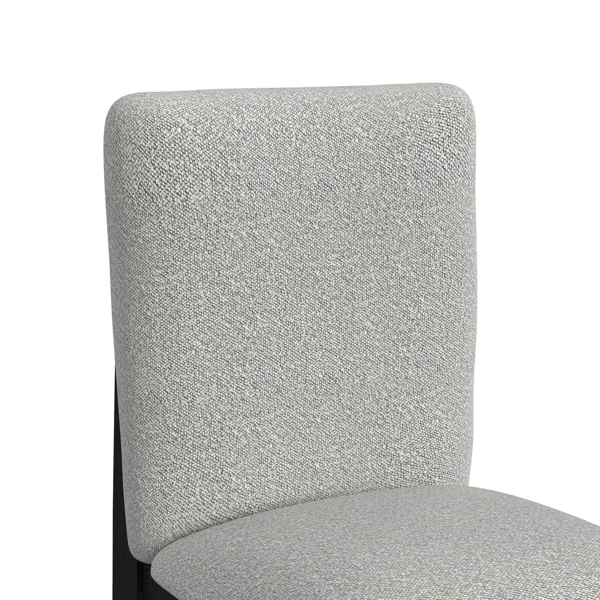 Portland Square Back Fabric Barstool (Set of 2) in Gray / Black by Elements International, view 6