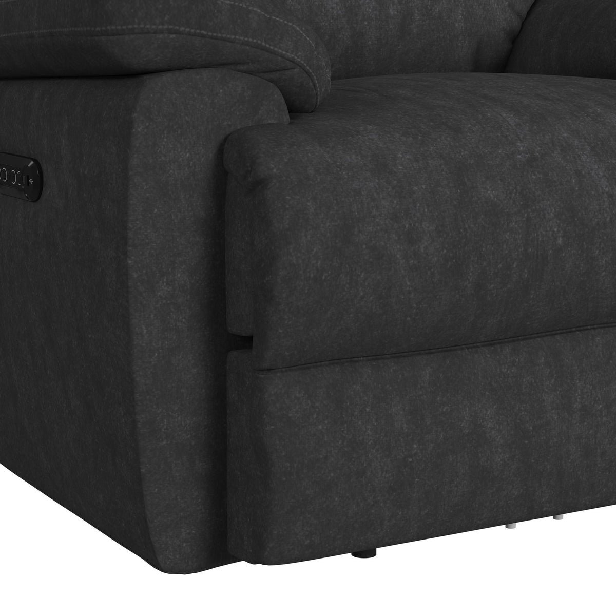 Regal P2 Recliner, Zero Gravity, Memory Foam in Explore Charcoal by Elements International, view 9