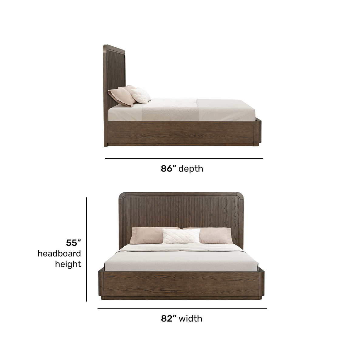 Athens - Panel Bed