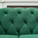 Chesterfield Set With Roll Armrest & Nailhead