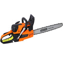 62Cc Gas Powered Chainsaw With 20" Oregon Chain & Bar 2 Cycle Petrol Handheld Cordless Design Epa Compliant - Orange